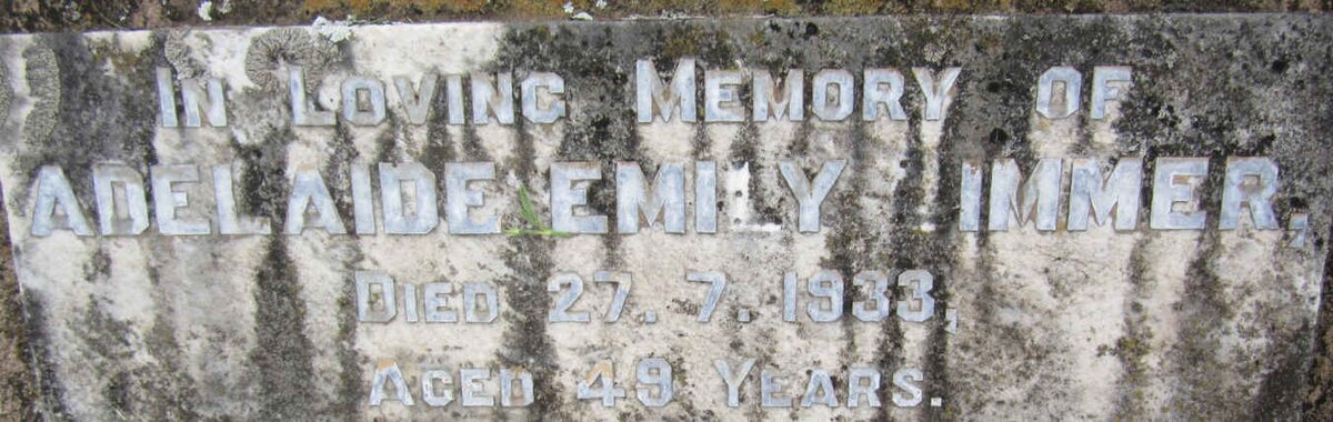 LIMMER Adelaide Emily -1933