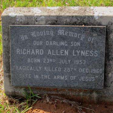 LYNESS Richard Allen 1953-1960