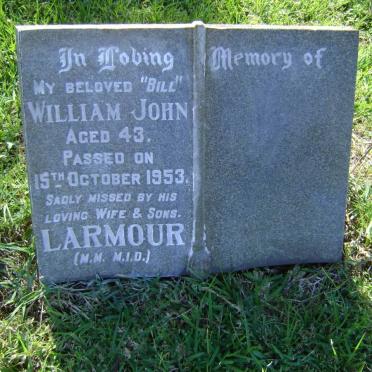 LARMOUR William John -1953