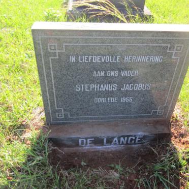 LANGE Stephanus Jacobus, de -1955