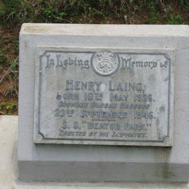 LAING Henry 1926-1946