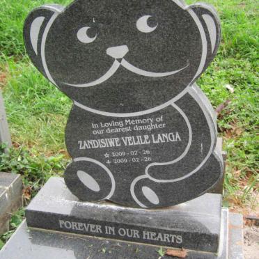 LANGA Zandisiwe Velile 2009-2009