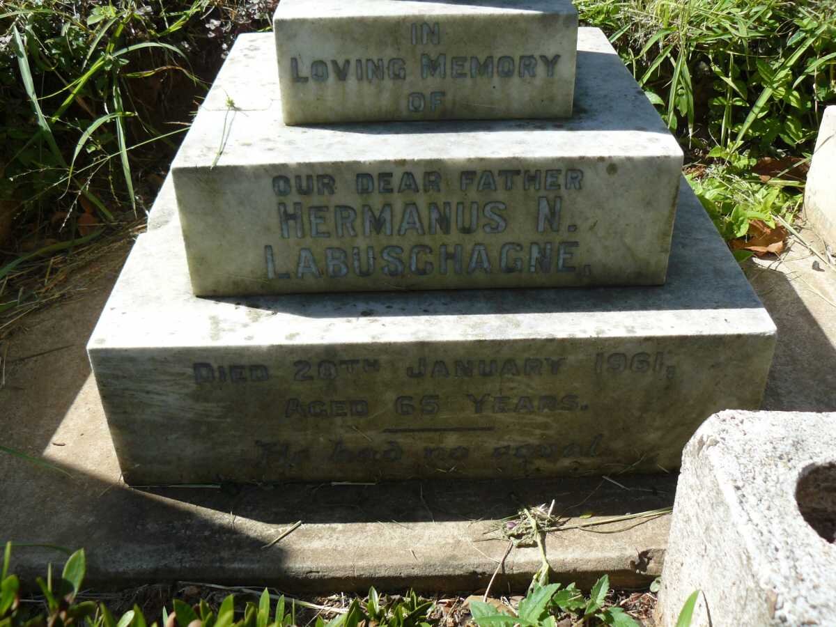 LABUSCHAGNE Hermanus N. -1961 :: LABUSCHAGNE Maria M.C.P. -1956