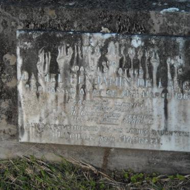 LANGE Daniel Benjamin, de -1960