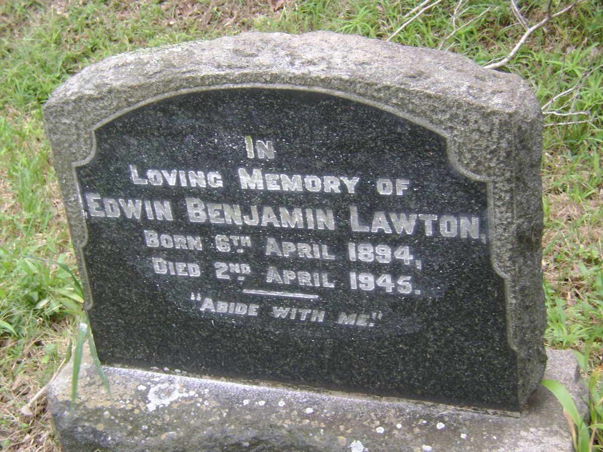LAWTON Edwin Benjamin 1894-1945