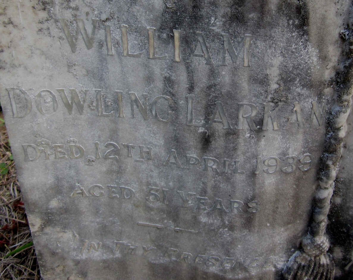LARKAN William Dowling -1939