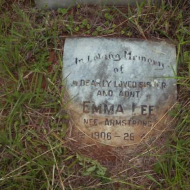 LEE Emma nee ARMSTRONG 1906-