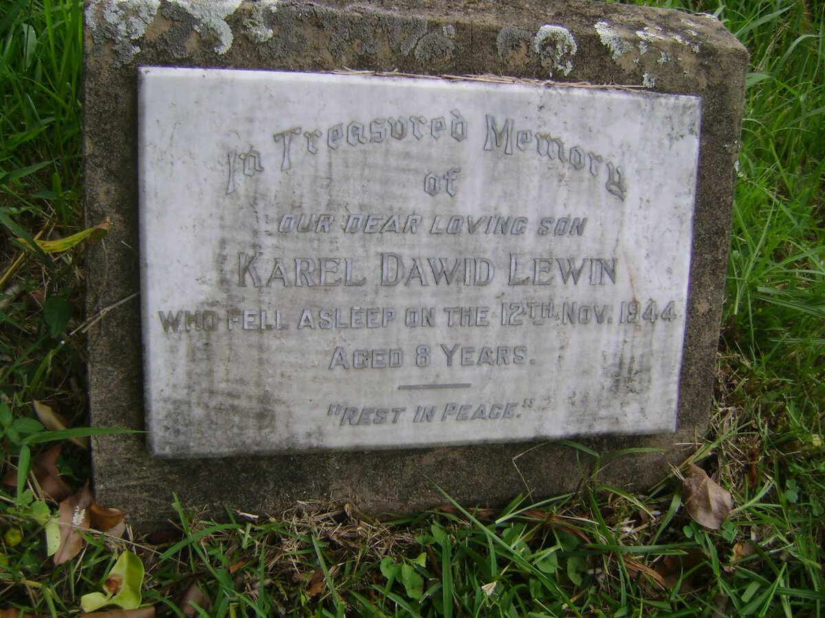 LEWIN Karel Dawid -1944