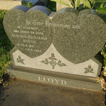 LLOYD Hendrik Benjamin Boyce 1907-1983