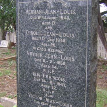 LOUIS Arthur,JEAN -1956 :: LOUIS Victor, JEAN -1958 :: FRANCOIS Iris -1947 :: LOUIS Errol E., JEAN -1948