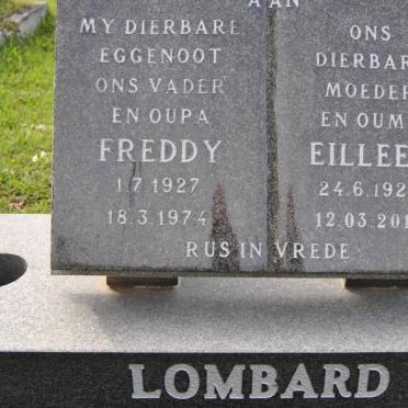LOMBARD Freddy 1927-1974 &amp; Eilleen 1923-2011