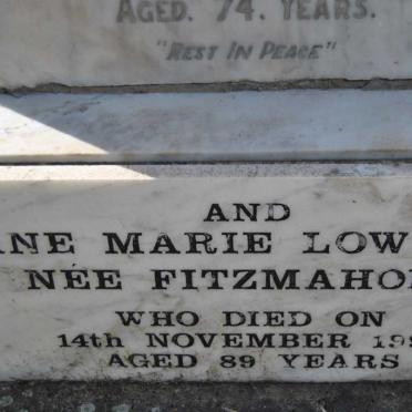 LOWTHER :: FITZMAHONEY