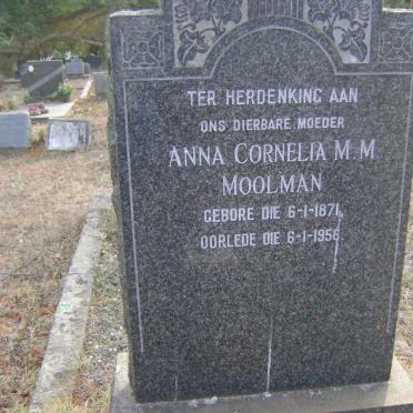 MOOLMAN Anna Cornelia M.M. 1871-1956