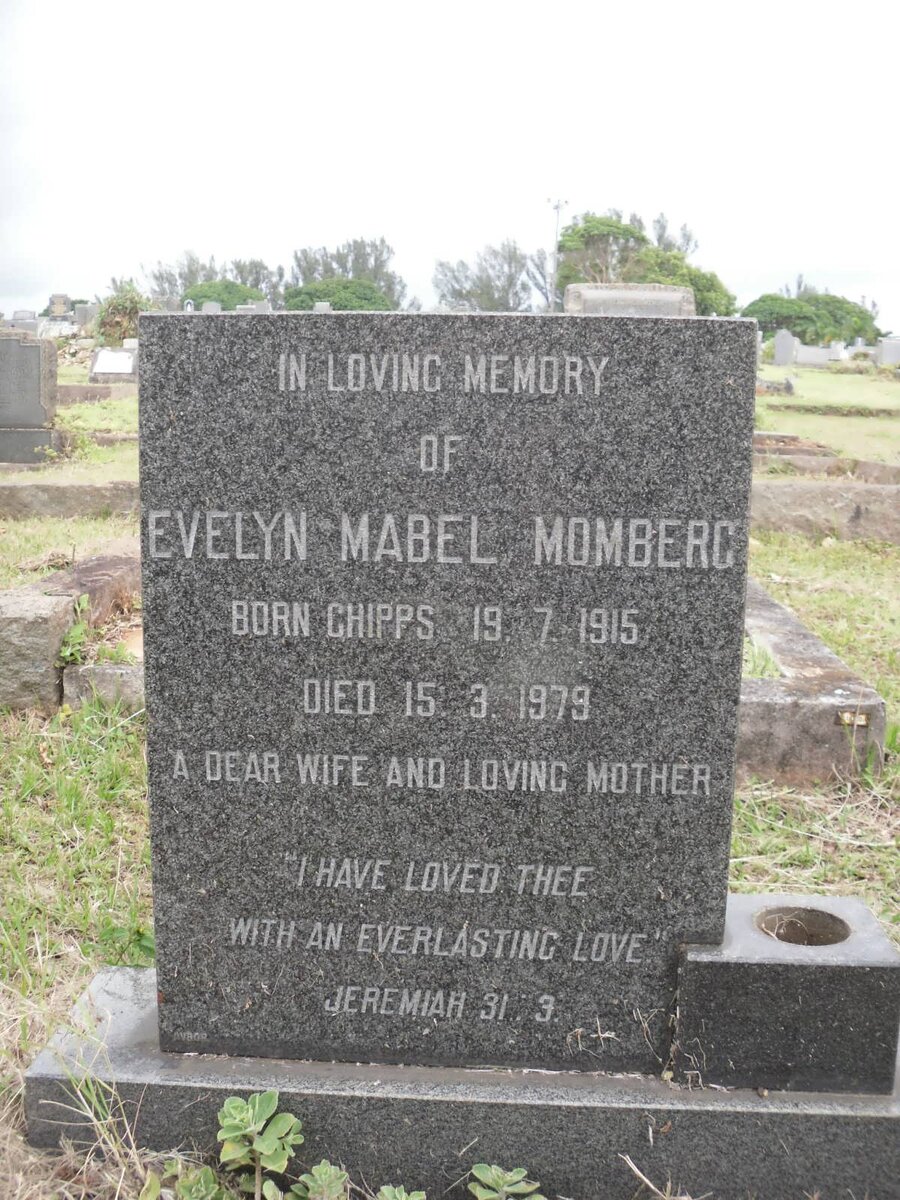 MOMBERG Evelyn Mabel nee CHIPPS 1915-1979