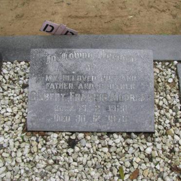 MORGAS Gilbert Francis 1928-1976