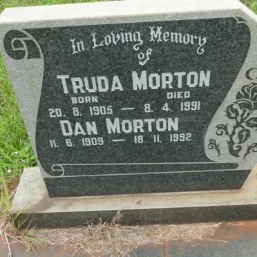 MORTON Dan 1909-1992 &amp; Truda 1905-1991
