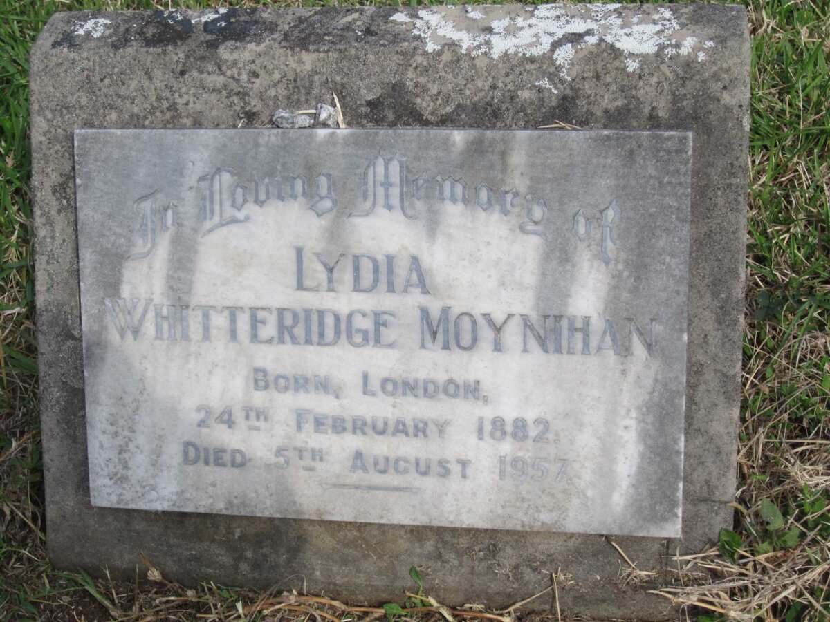 MOYNIHAN Lydia Whitteridge 1882-1957