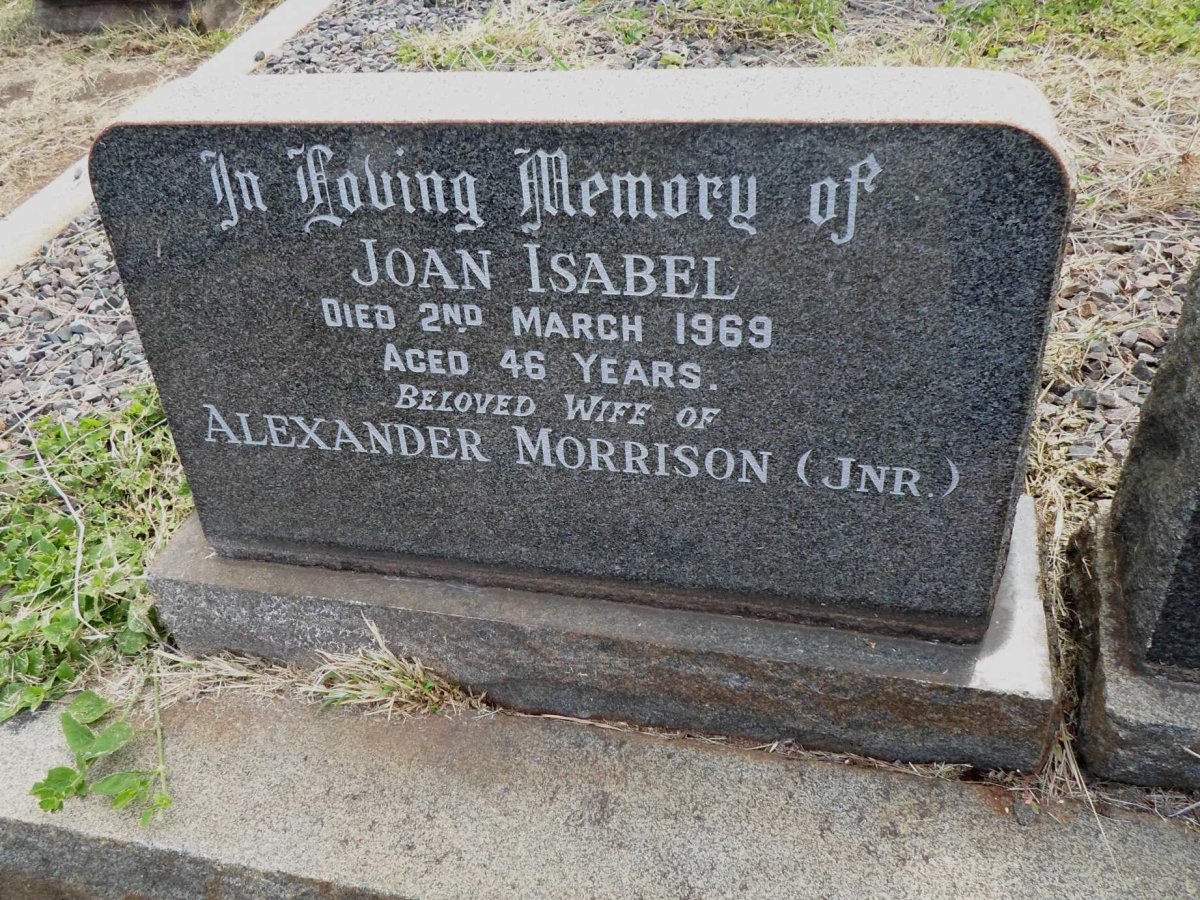 MORRISON Joan Isabel -1969