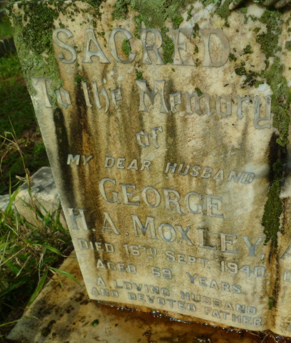 MOXLEY George H.A. -1940