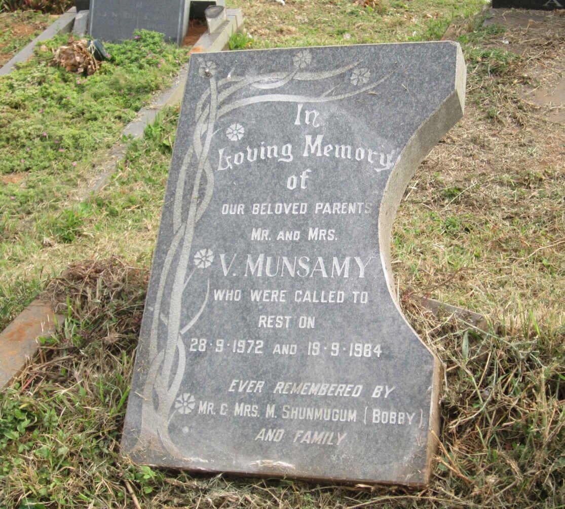 MUNSAMY V. - 1972 &amp; V. -1984