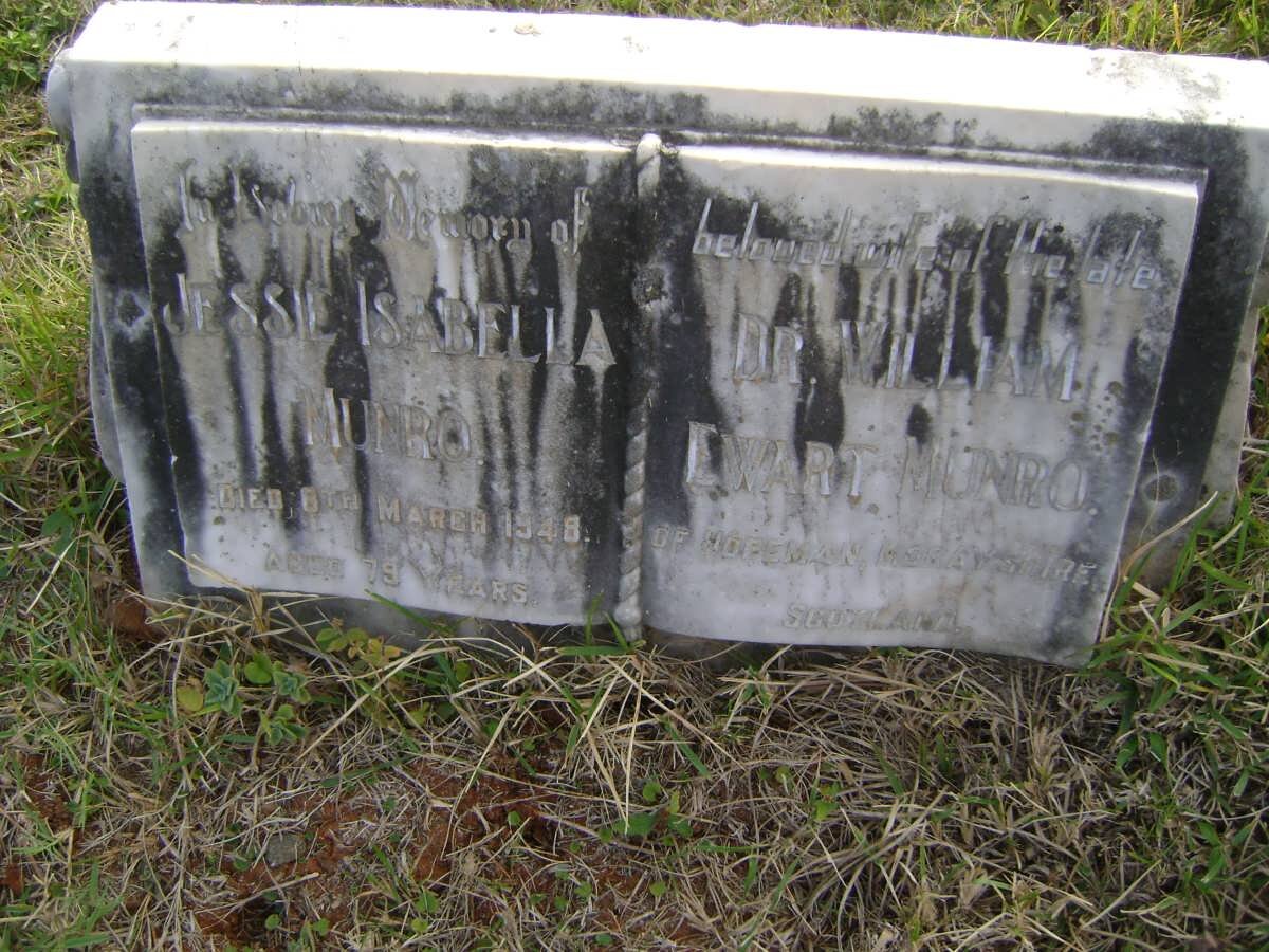 MUNRO William Ewart :: MUNRO Jessie Isabella -1948