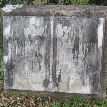 MUNRO Herbert Tom -1957 &amp; Eileen Maude -1957