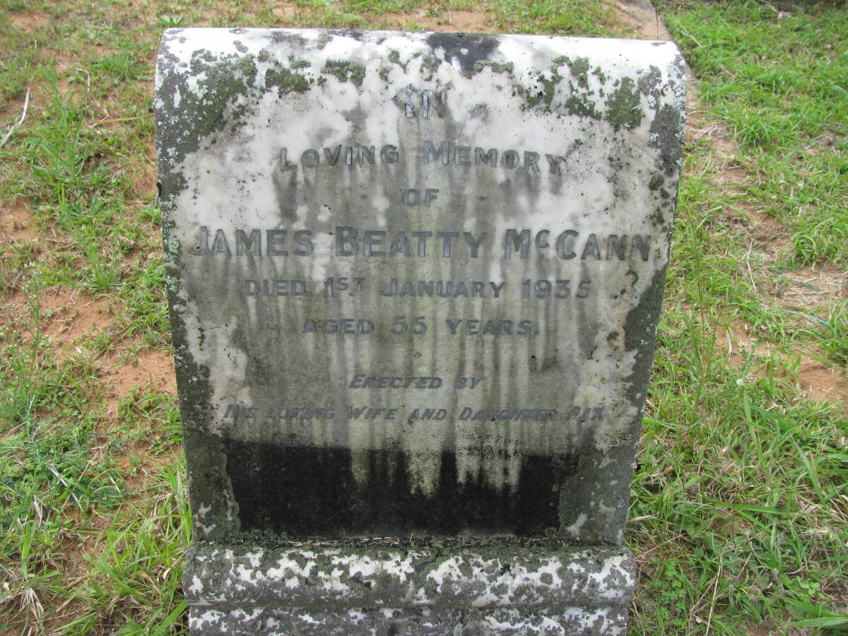McCANN James Beatty -1935