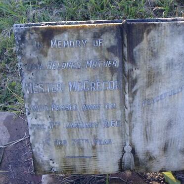 McGREGOR HESTER -1966