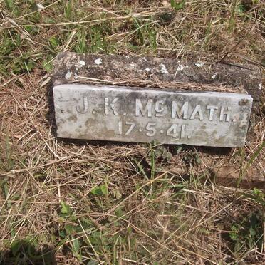 McMATH J.K. -1941
