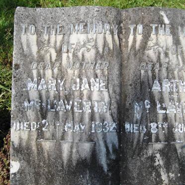 McLAVERTY Arthur -1945 &amp; Mary Jane -1932