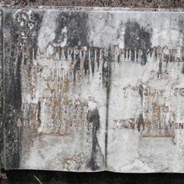 McCULLOUGH Philip -1930 &amp; Emma Charlotte -1936 :: McCULLOUGH P.L. -1918 