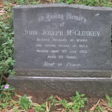 MCCLUSKEY John Joseph -1953