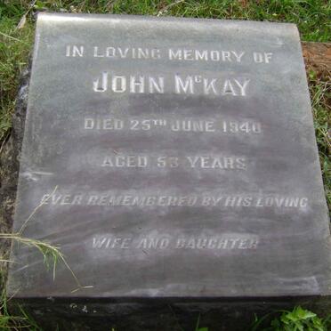 McKAY John -1940