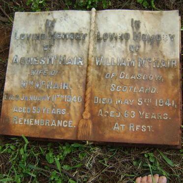 McNAIR William -1941 &amp; Agnes -1940