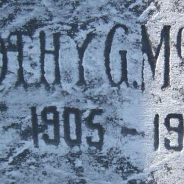 McMULLAN Dorothy G. 1905-1986