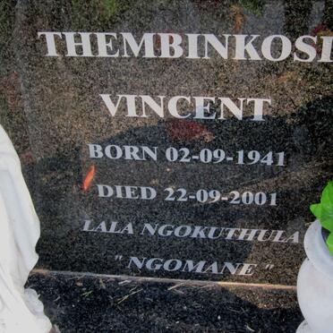 MDLETSHE Thembinkosi Vincent 1941-2001