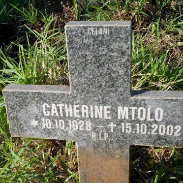 MTOLO Catherine 1928-2002