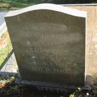 MTETO Esau Wilson 1928-1994