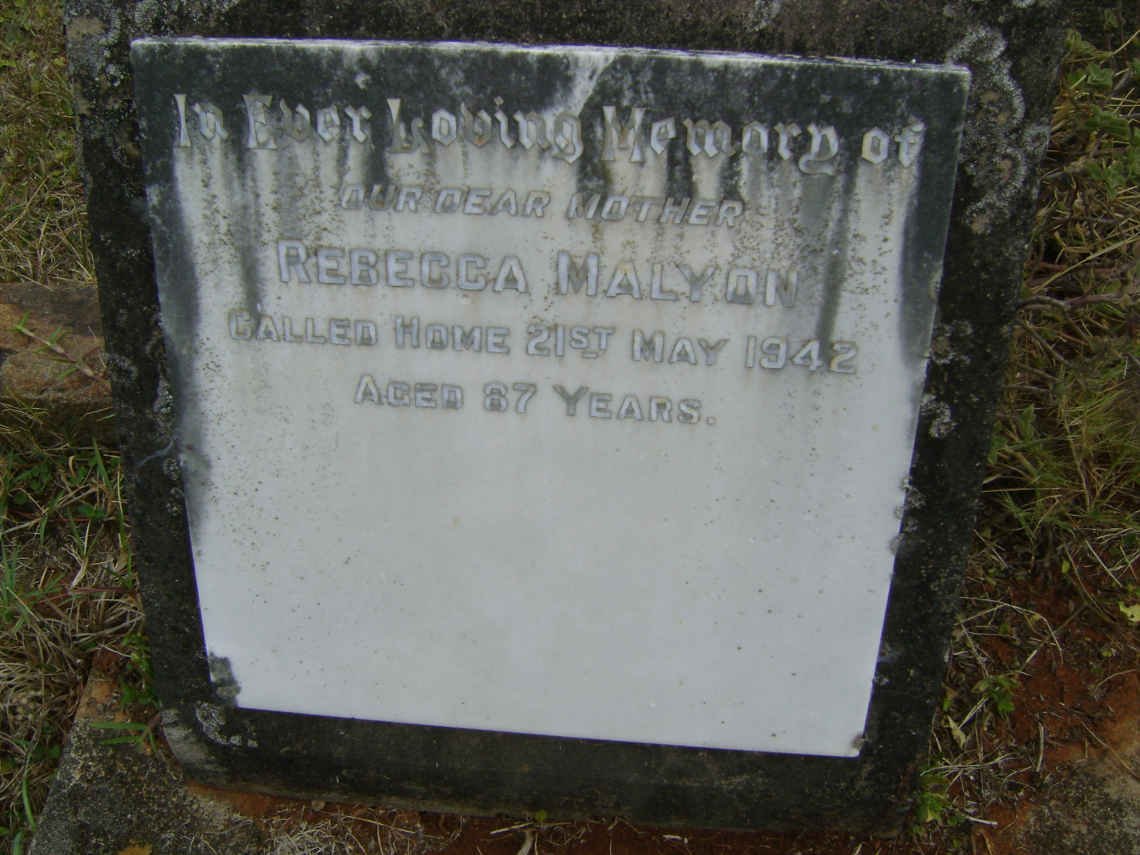 MALYON Rebecca -1942