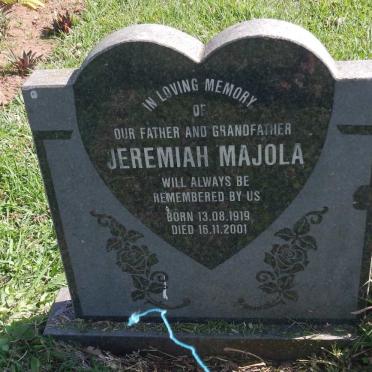 MAJOLA Jeremiah 1919-2001