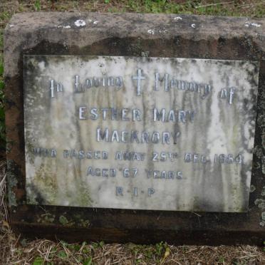 MACKRORY Esther Mary -1954