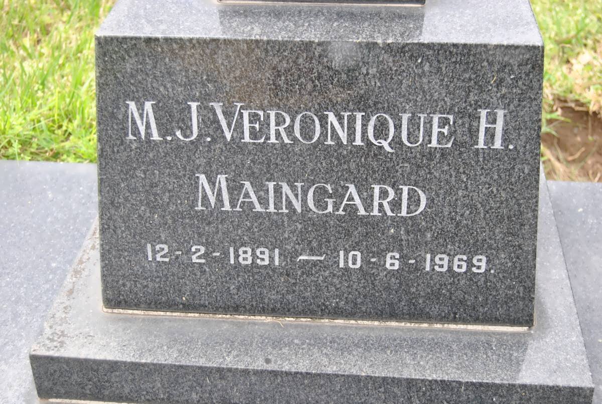 MAINGARD M.J. Veronique H. 1891-1969