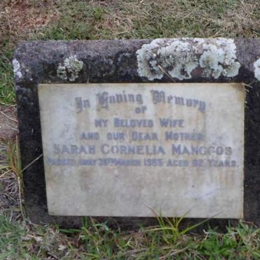 MANGGOS Sarah Cornelia -1965