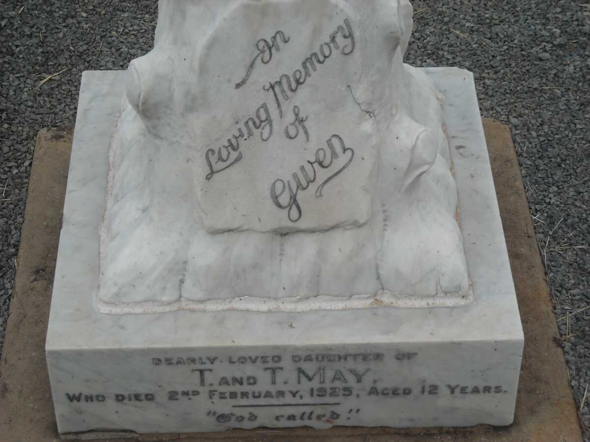 MAY Thomas Hunt -1959 &amp; Christina -1980 :: MAY Gwen -1925