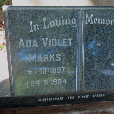 MARKS Ada Violet 1897-1984