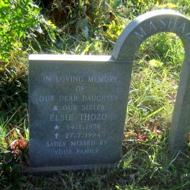 MASHAZI Elsie Thozo 1956-1994