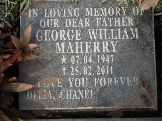 MAHERRY George William 1947-2011