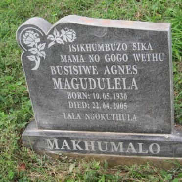 MAKHUMALO Busisiwe Agnes Magudulela 1930-2005
