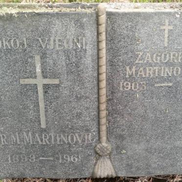 MARTINOVIC M. 1899-1969 &amp; Zagorka 1903-1978