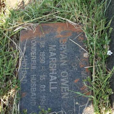 MARSHALL Bryan Owen 1950-1996